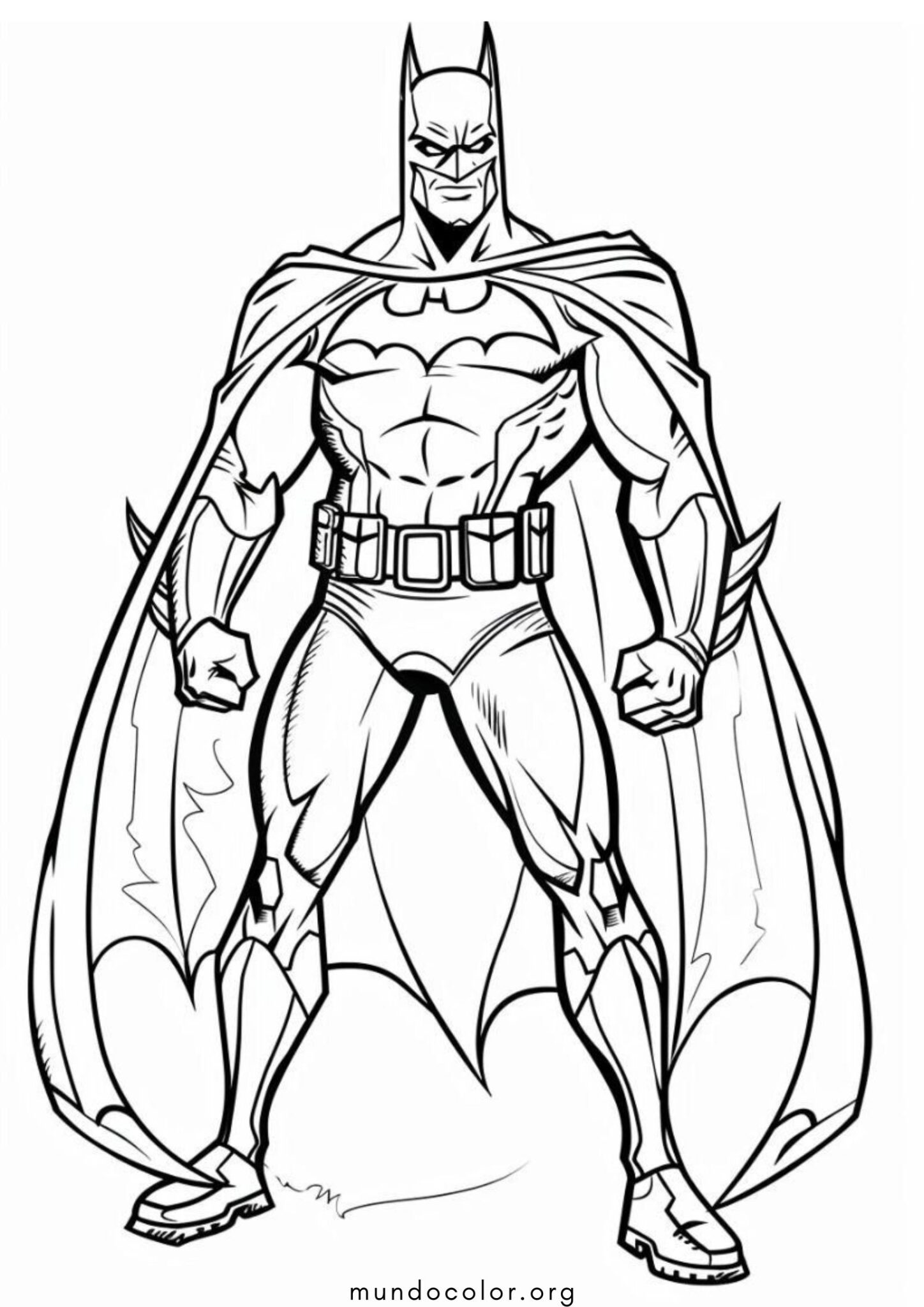 Dibujo de Batman para colorear