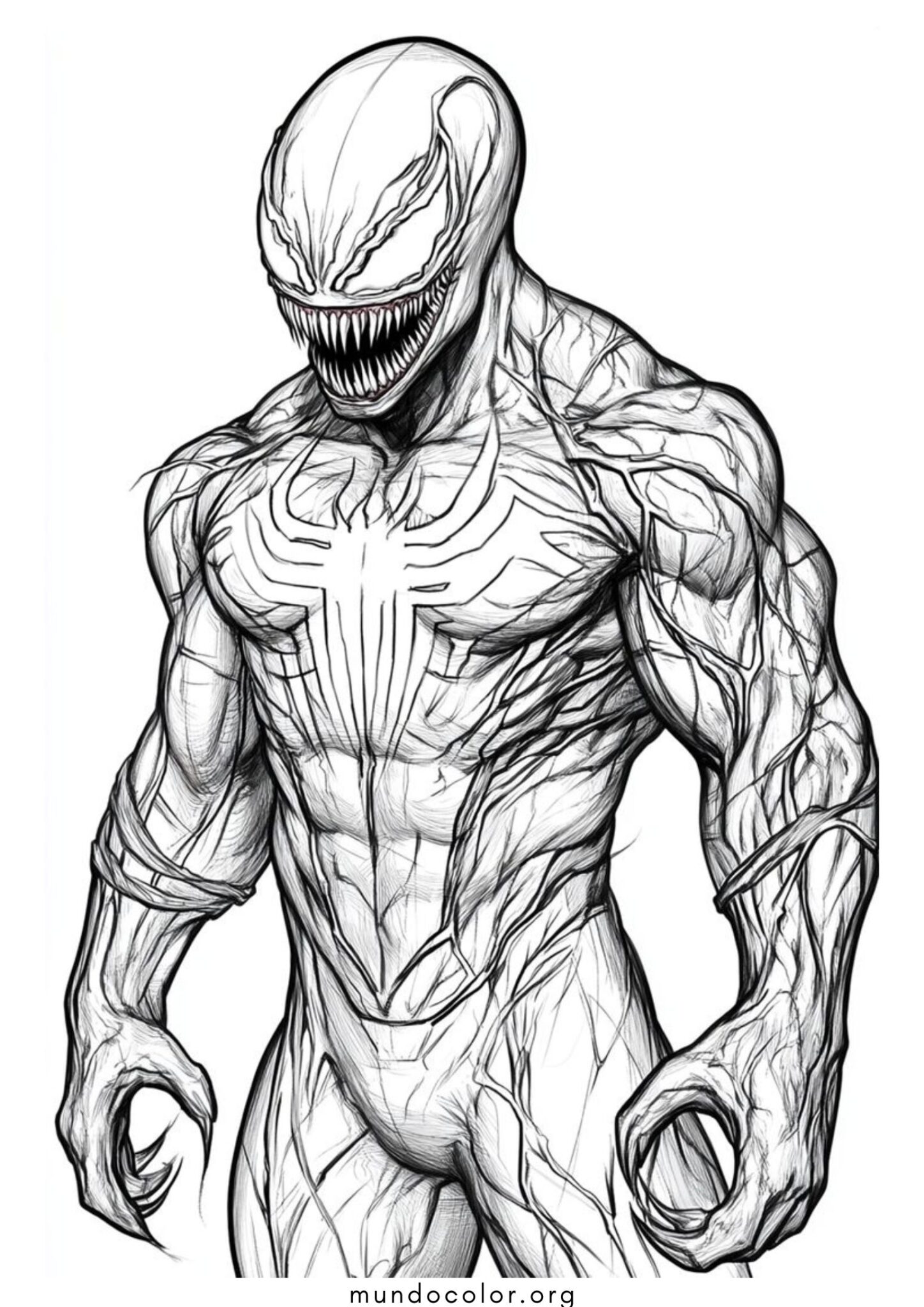Dibujo de Veneno para colorear