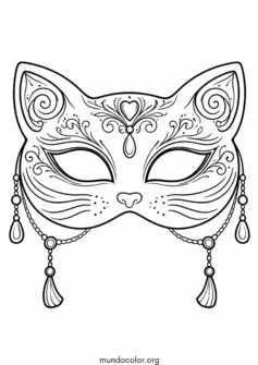 Carnaval – Máscara de gato