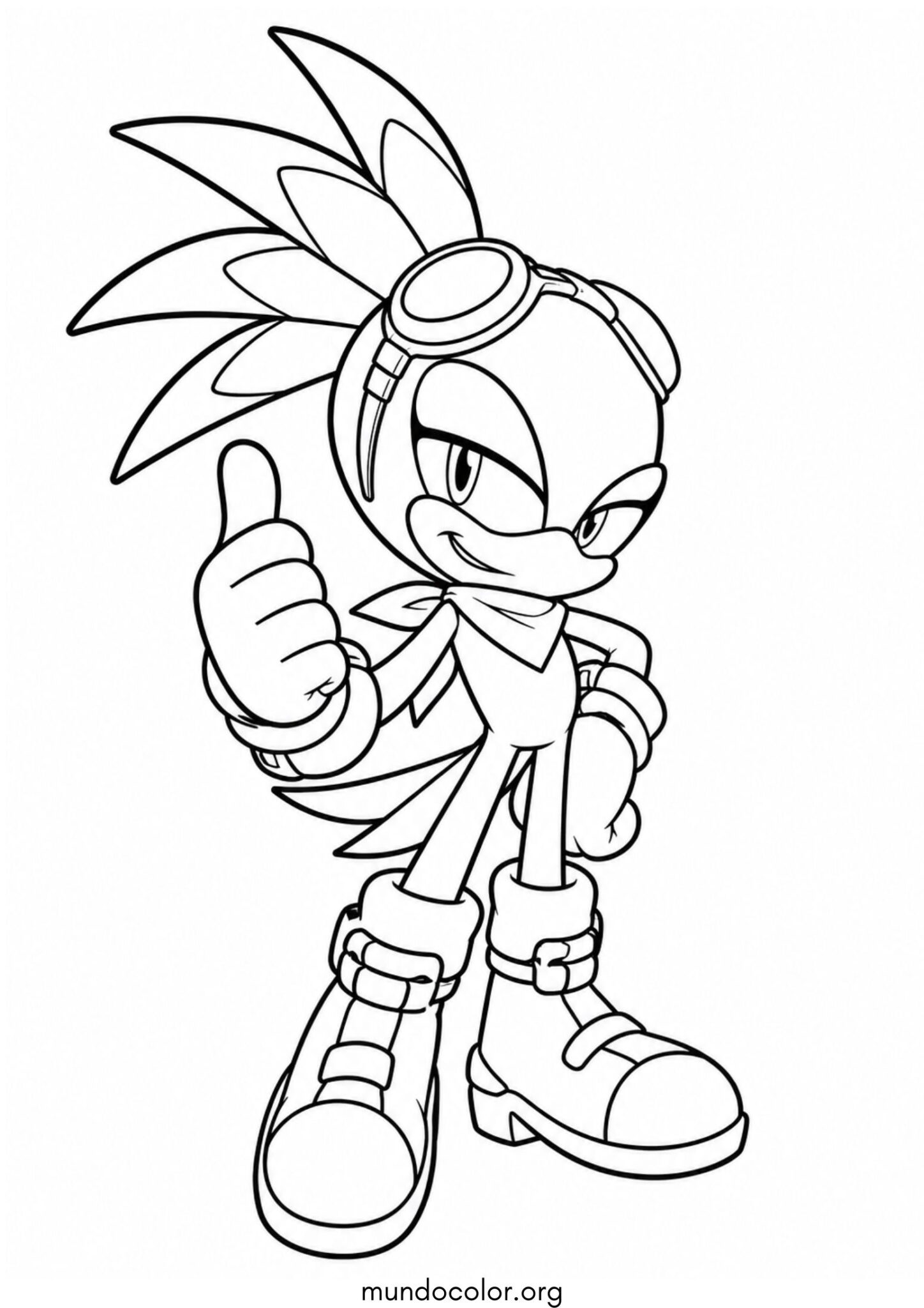Dibujo de Bean the Dynamite para colorear