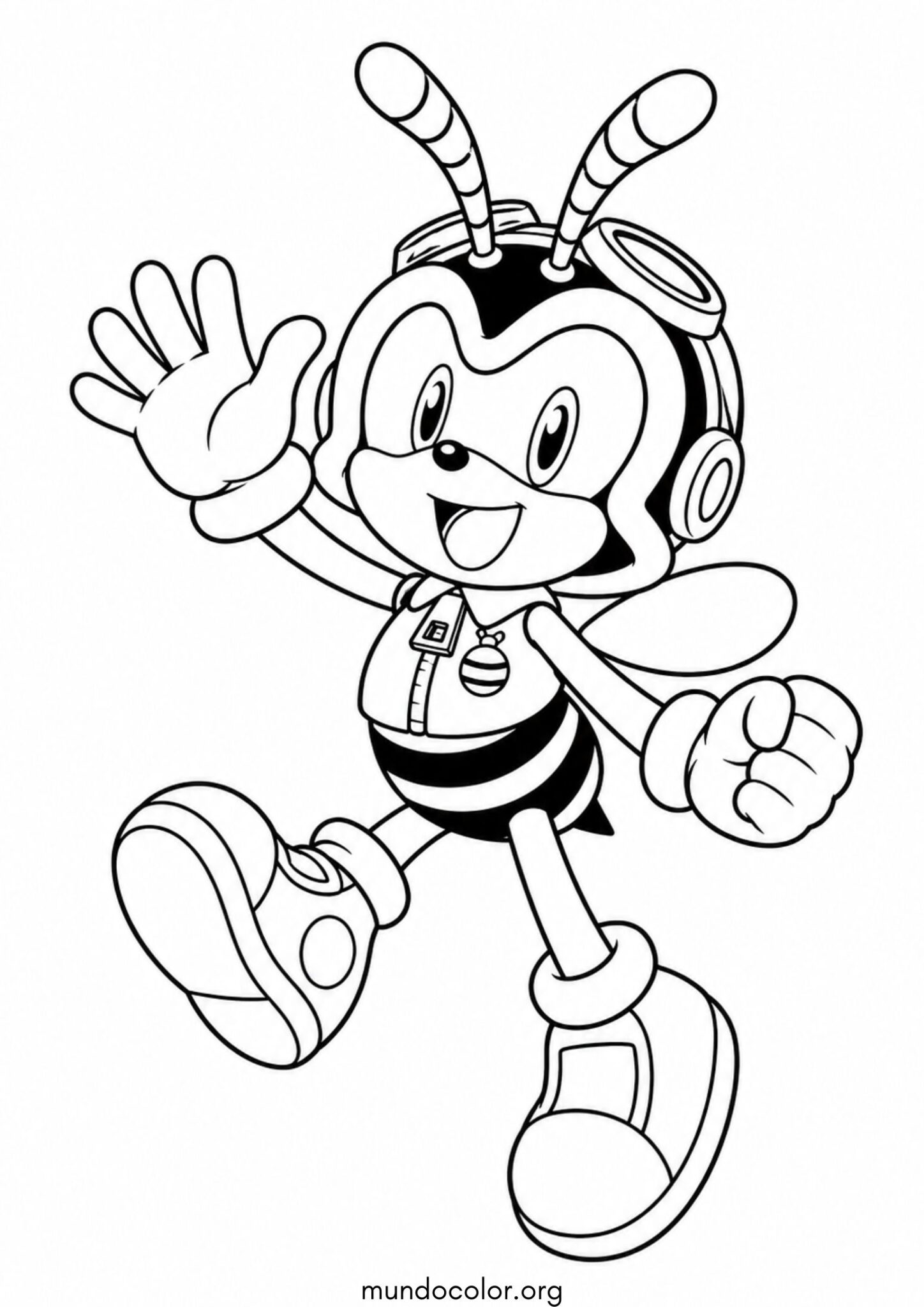 Dibujo de Charmy Bee para colorear