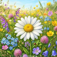 Dibujos de Flores para Colorear — Gratis en PDF o JPG