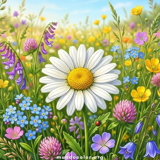 Розмальовки Flores 🌸🌼🌺