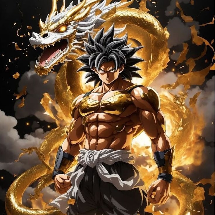 Розмальовки Dragon Ball (Goku)