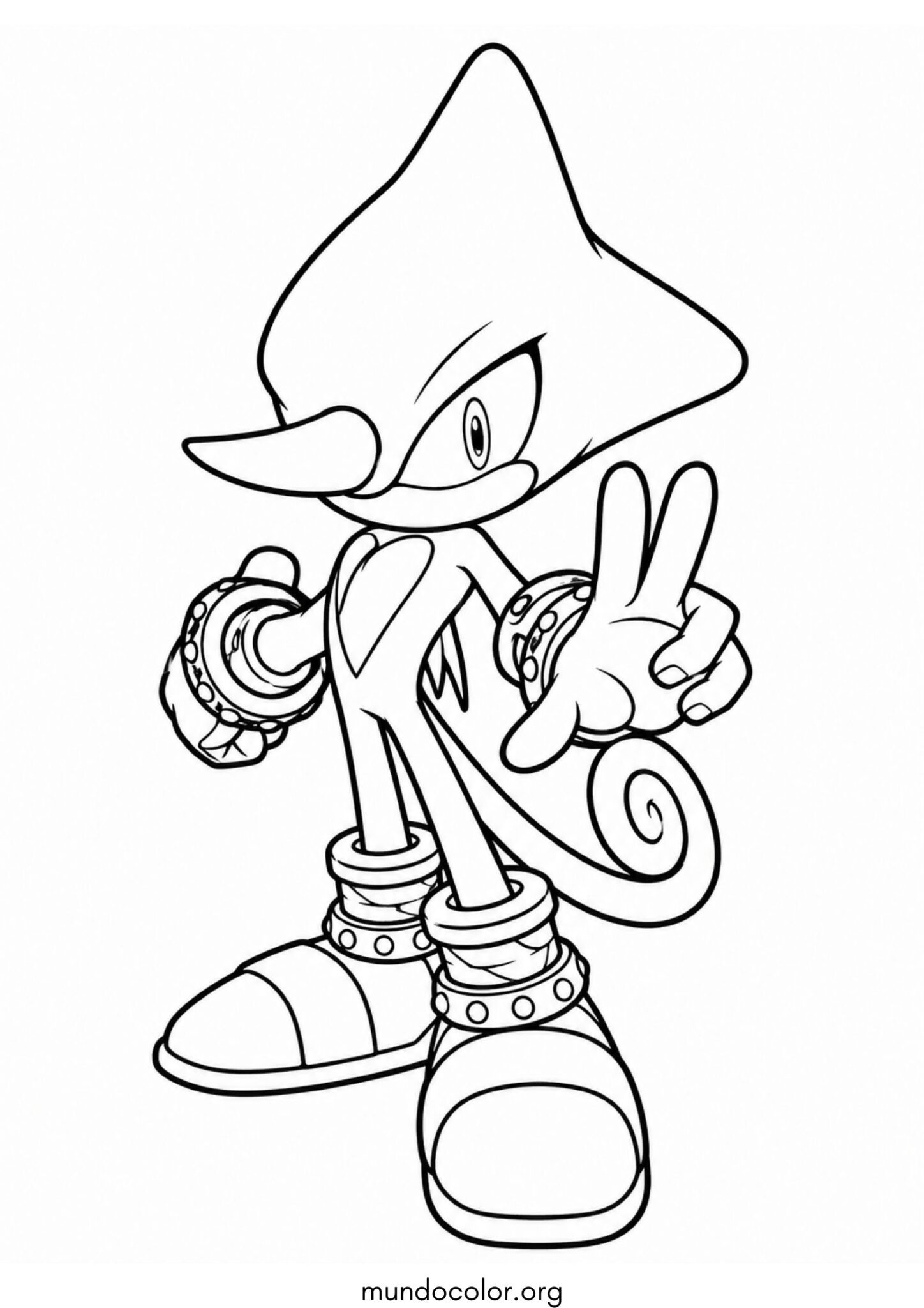 Dibujo de Espio el Camaleón para colorear