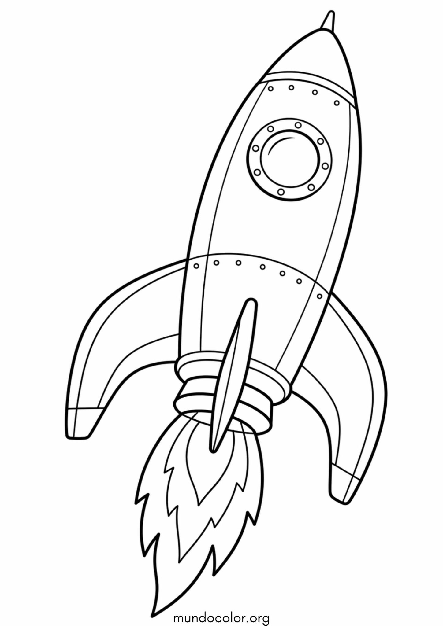 Dibujo de Nave espacial para colorear