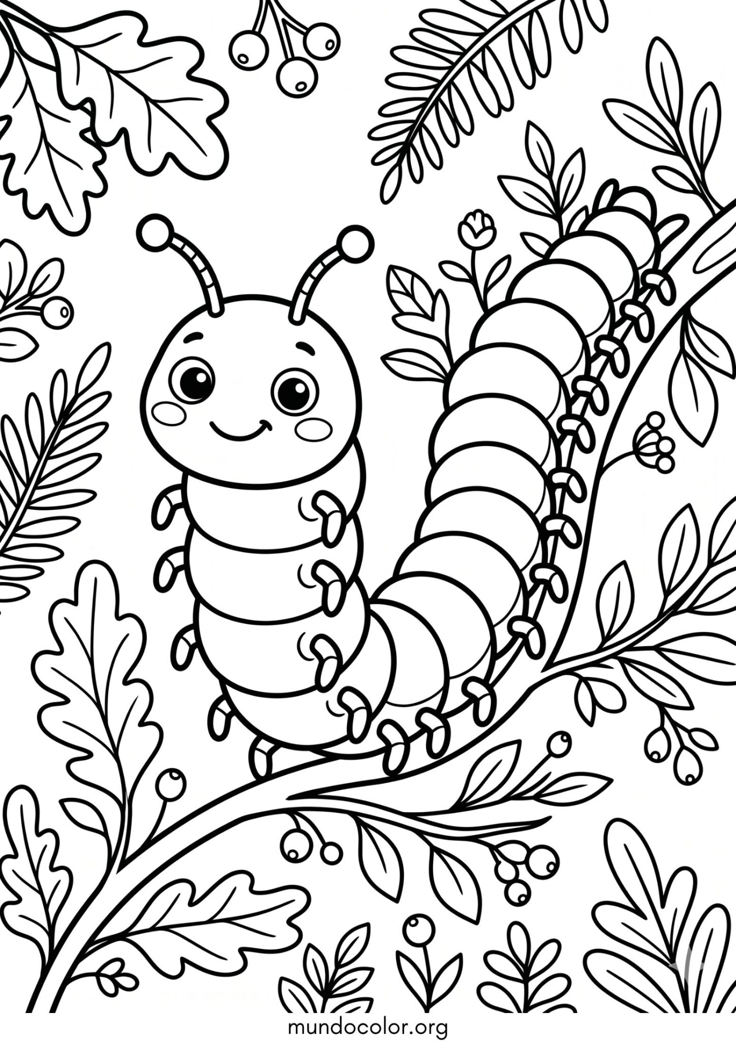 Dibujo de Ciempiés para imprimir Dibujo de Ciempiés para colorear