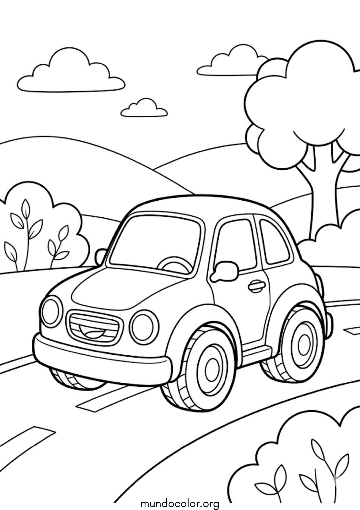 Dibujo de Cochecito para niños para colorear