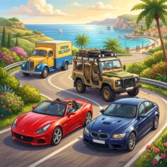 Dibujos de Coches para Colorear – Gratis en PDF o JPG