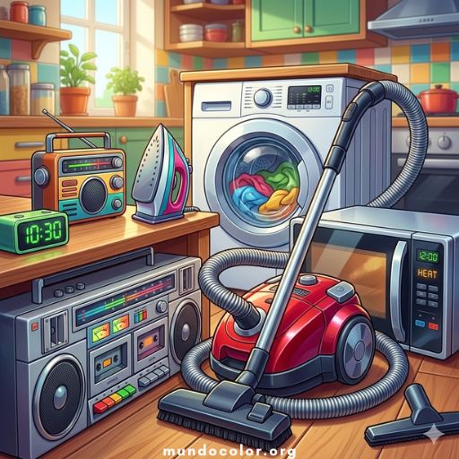 Розмальовки Electrodomésticos 📺📻