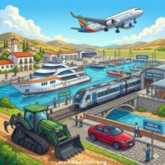 Dibujos de Medios de Transporte para Colorear – Gratis en PDF o JPG