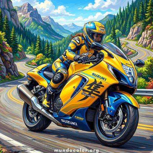 Розмальовки Motos 🏍️
