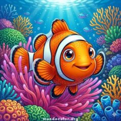 Dibujos de Peces para Colorear 🐠🐟 Gratis en PDF e Imprimir en A4