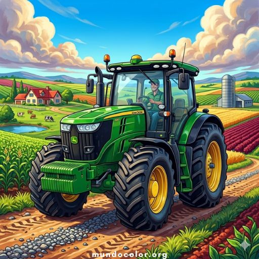 Розмальовки Tractores 🚜