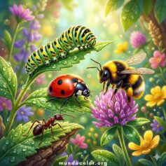 Dibujos de Insectos para Colorear – Gratis en PDF o JPG