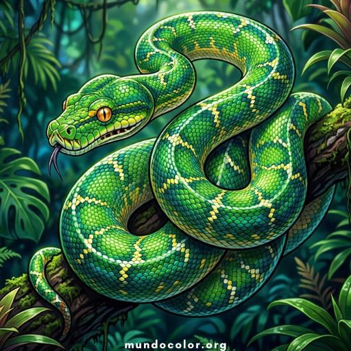 Розмальовки Serpientes 🐍