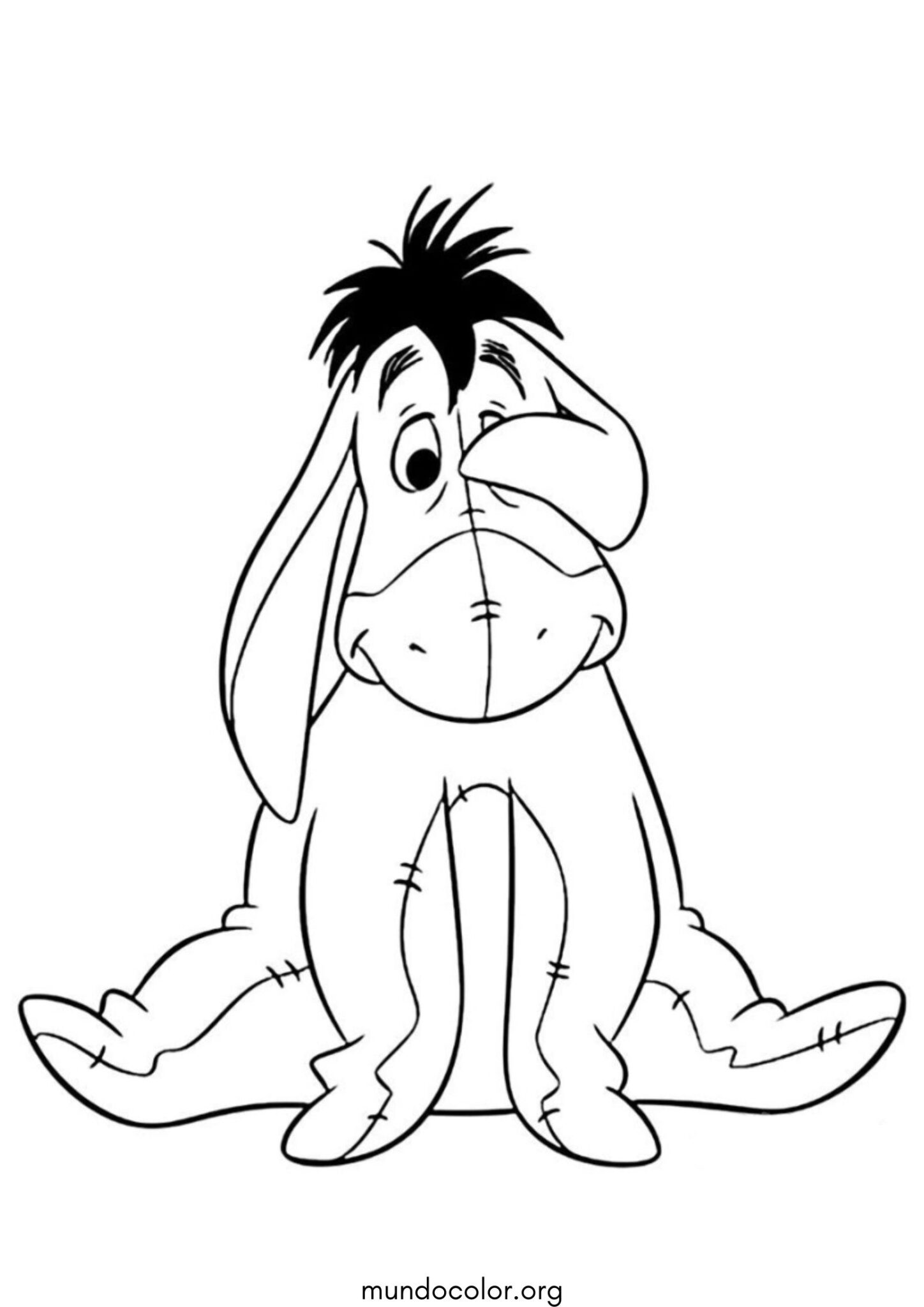 Dibujo de Igor de Winnie Pooh para colorear