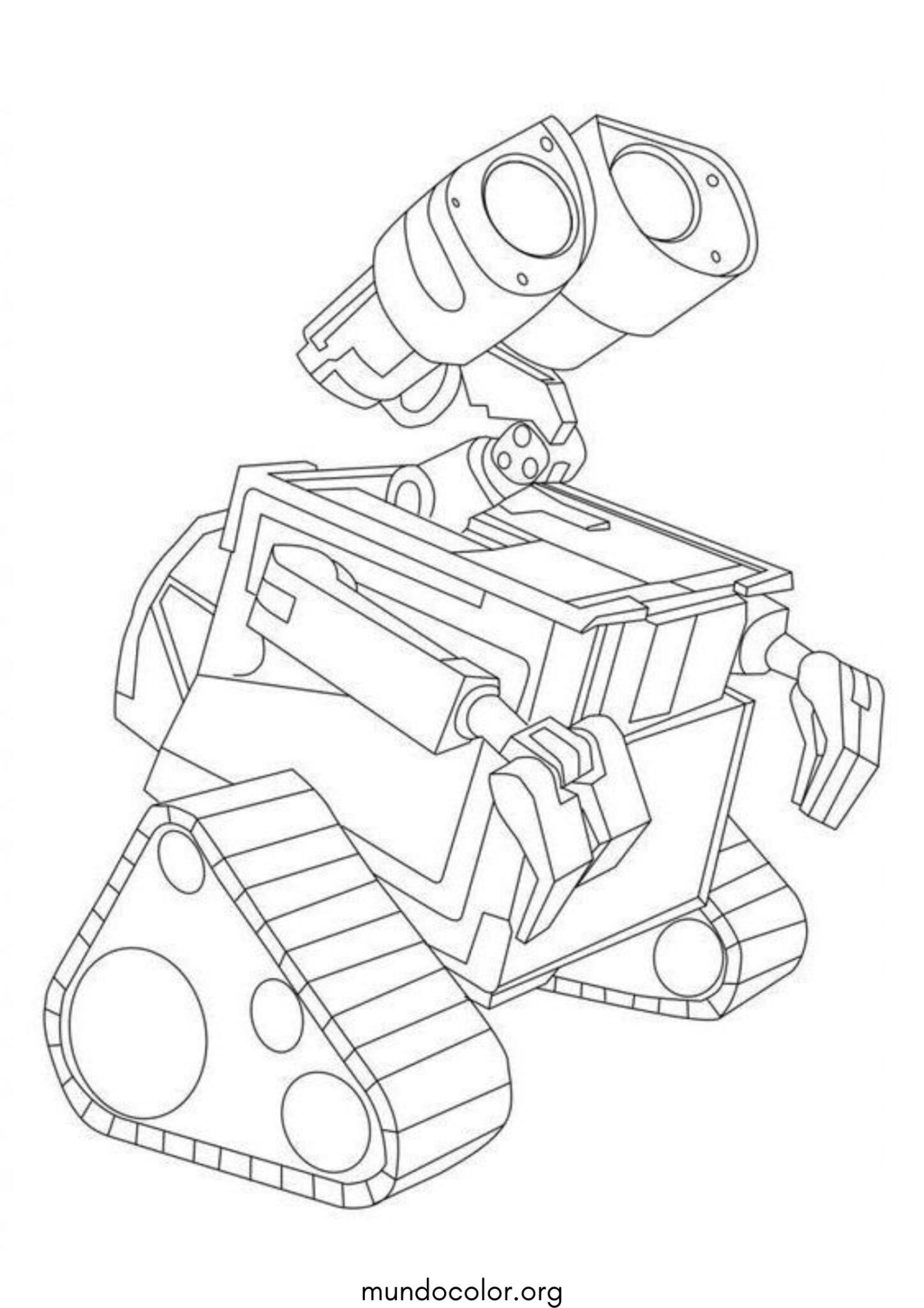 Dibujo de Robot WALL-E para colorear