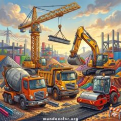 Dibujos de Vehículos de Construcción para Colorear – Gratis en PDF o JPG