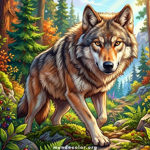 Розмальовки Lobos 🐺