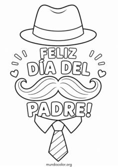 Bigote del Día del Padre