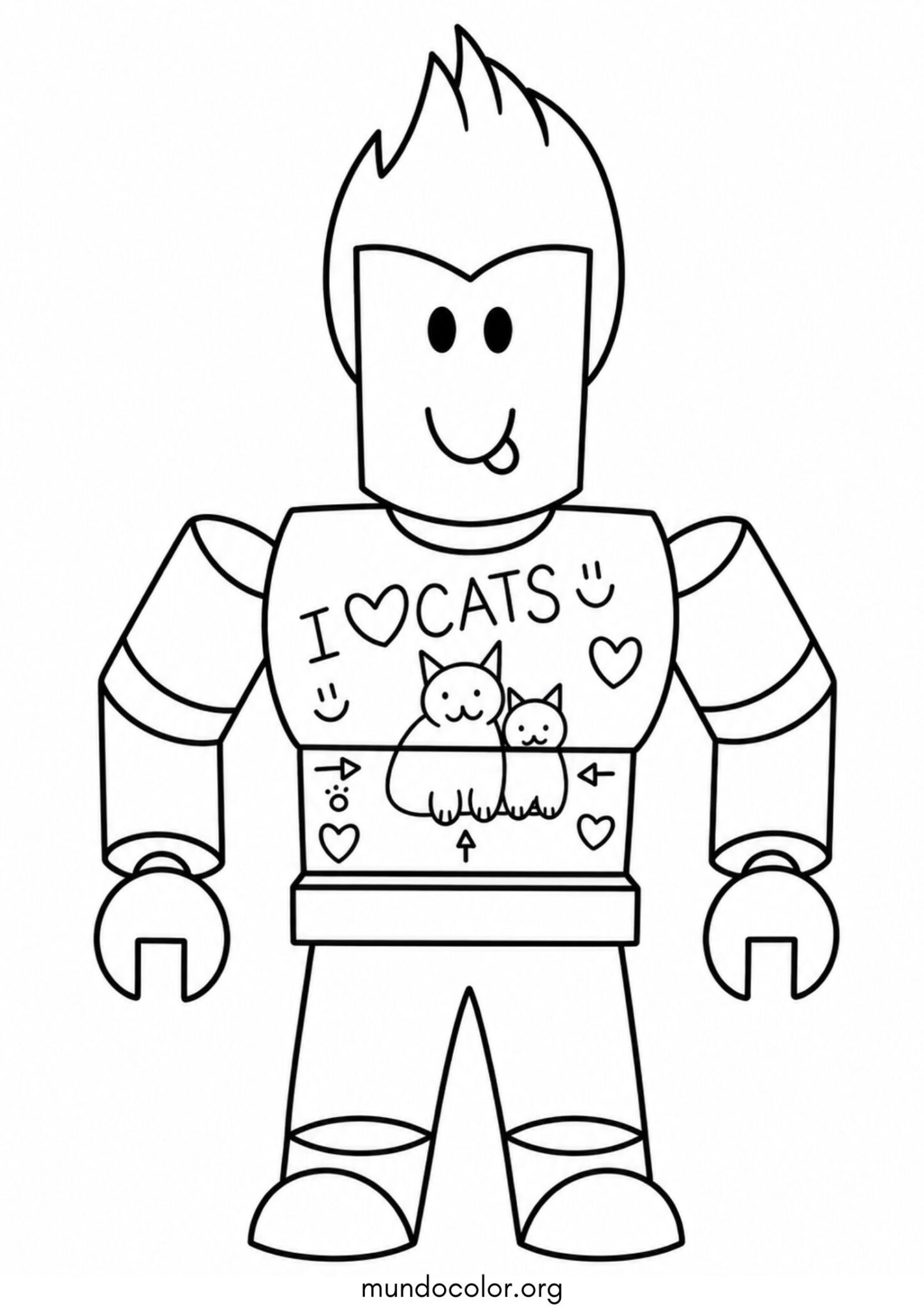 Dibujo de Denis Daily de Roblox para imprimir Dibujo de Denis Daily de Roblox para colorear