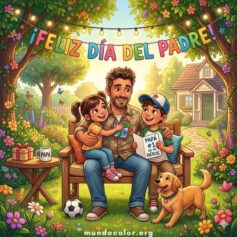 Dibujos del Día del Padre para Colorear – Gratis en PDF o JPG