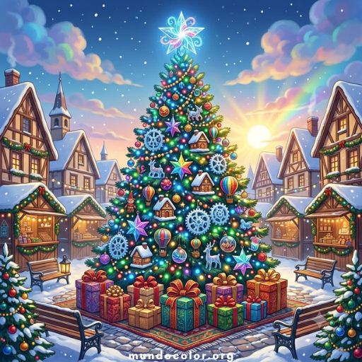 Розмальовки Árbol de Navidad 🎄