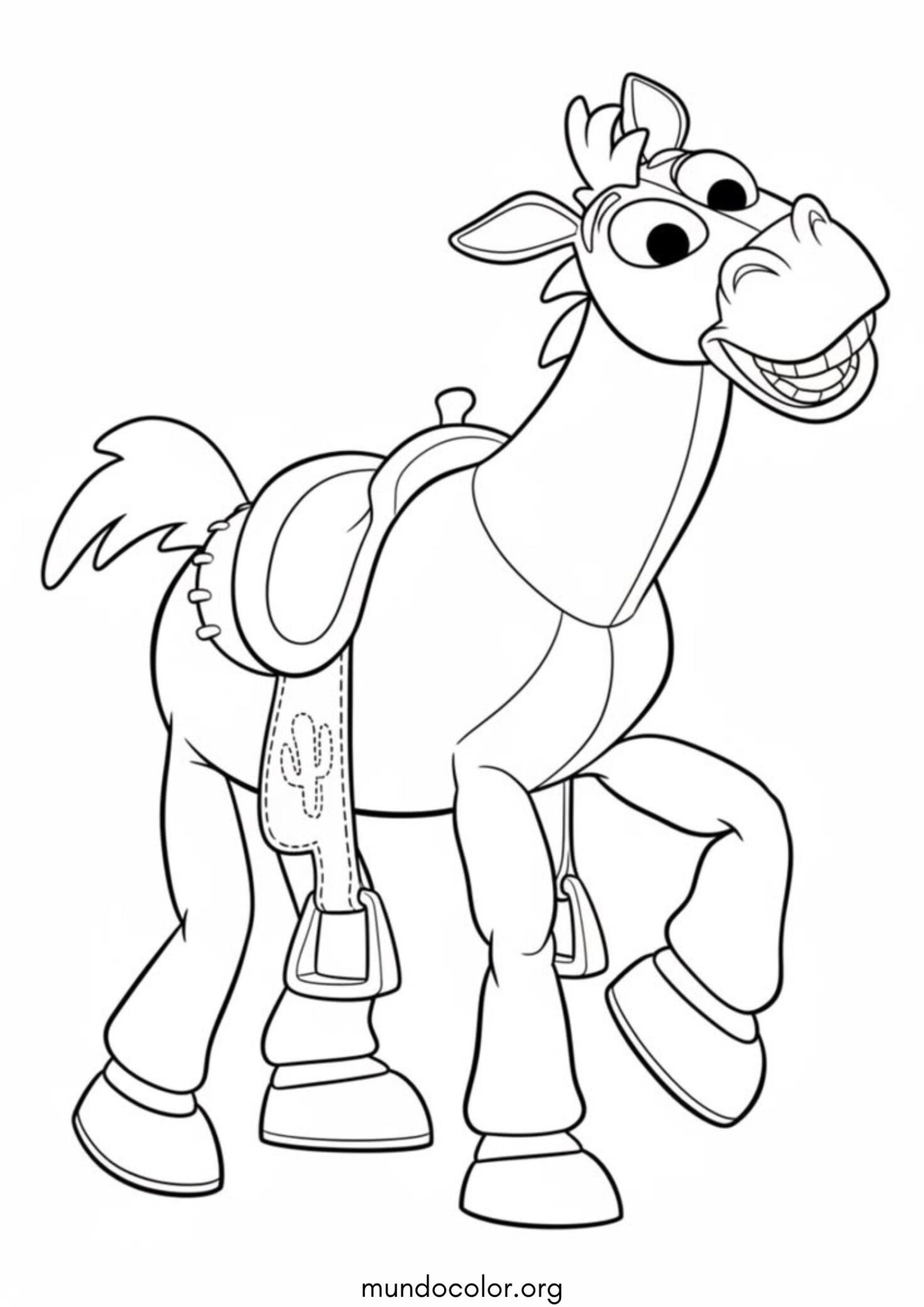 Dibujo de El caballo Perdigón (Toy Story) para colorear