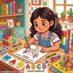 Fichas Educativas para Colorear 🎓 Gratis en PDF e Imprimir en A4