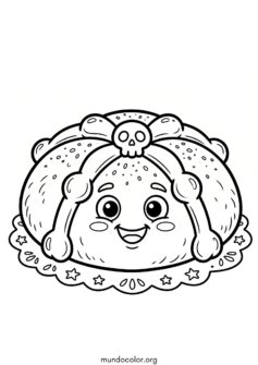 Pan de muerto animado