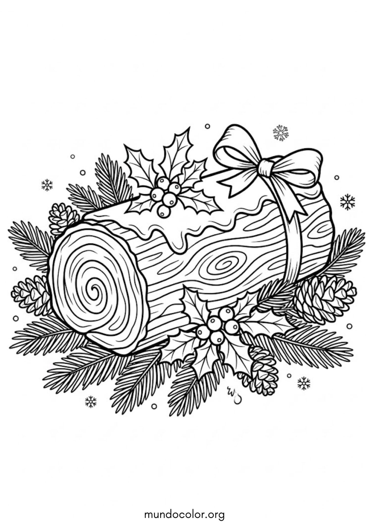 Dibujo de Tió de Nadal (Caga Tió) para colorear