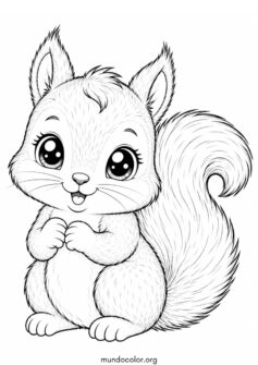 Ardilla kawaii