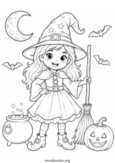 Brujita de Halloween