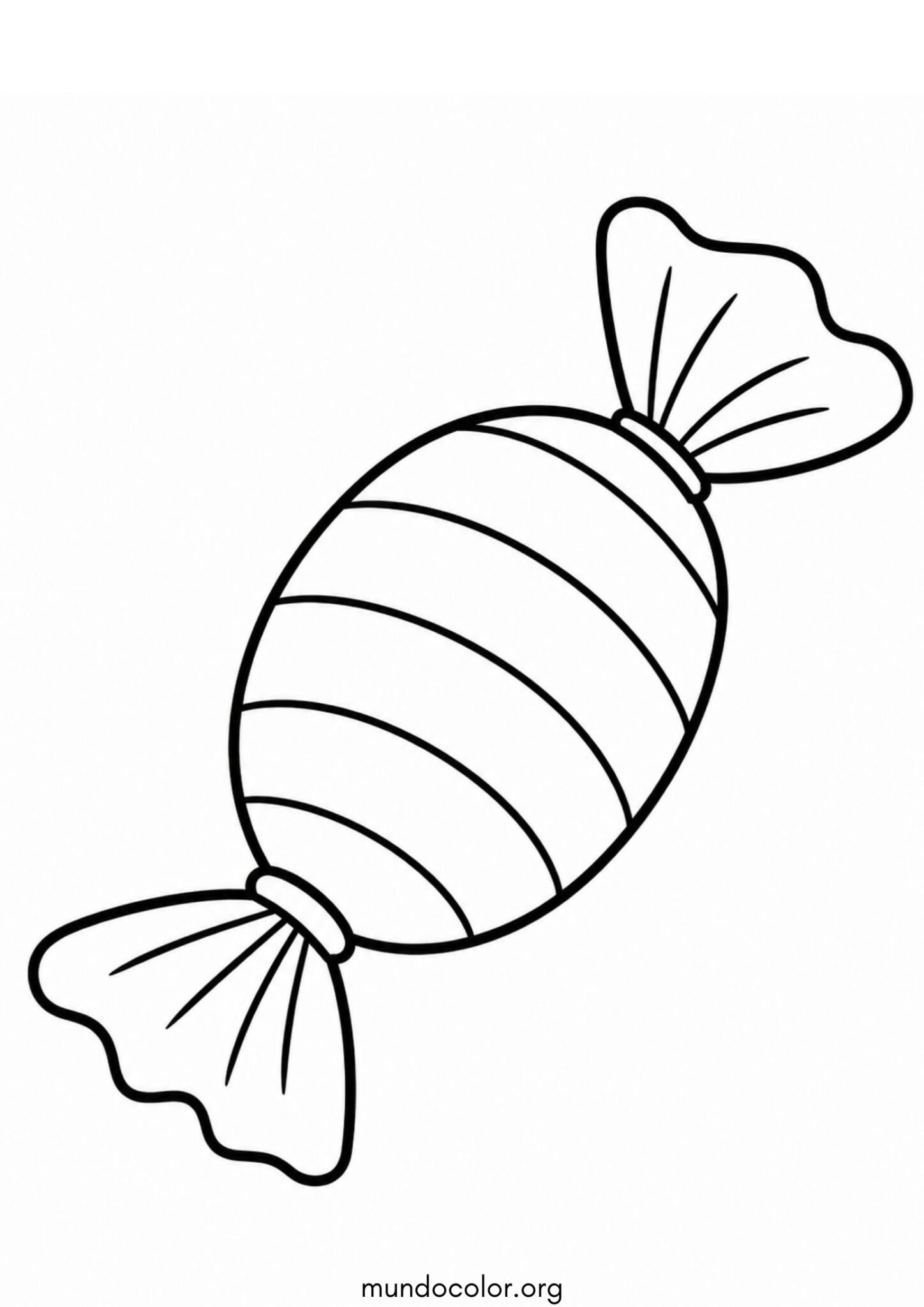 Dibujo de Caramelo para colorear