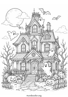 Casa embrujada de Halloween