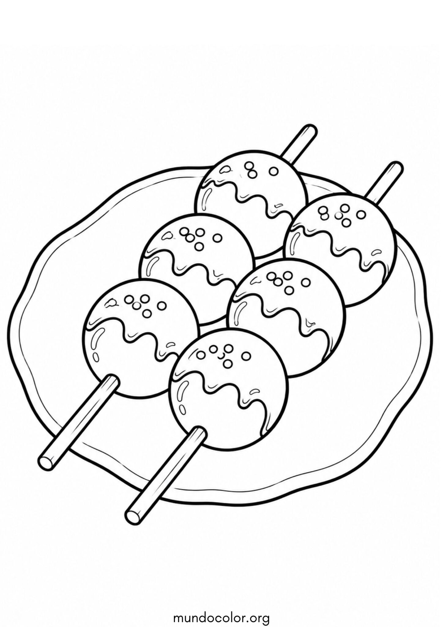 Dibujo de Dango para colorear