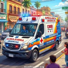 Dibujos de Ambulancia para Colorear 🚑 Gratis en PDF e Imprimir en A4 