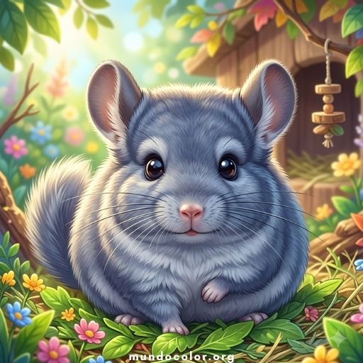 Dibujo de Chinchillas