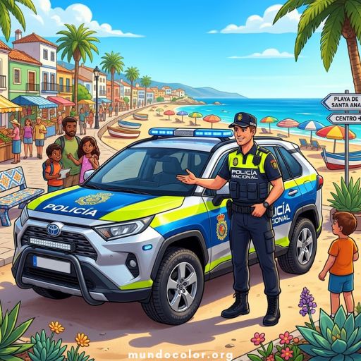 Розмальовки Coche de policía 🚓