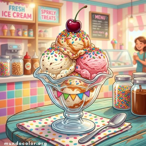 Розмальовки Helados 🍦🍨🍧
