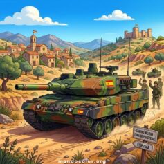 Dibujos de Tanques para Colorear – Gratis en PDF e Imprimir en A4