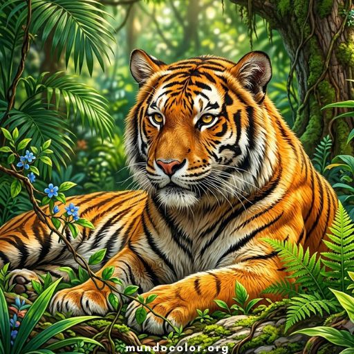 Розмальовки Tigres 🐯