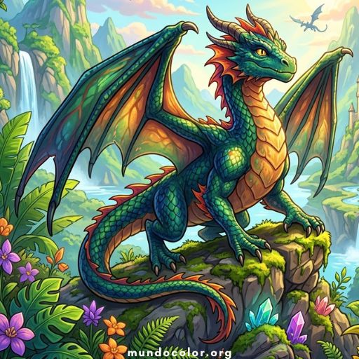 Розмальовки Dragones 🐉