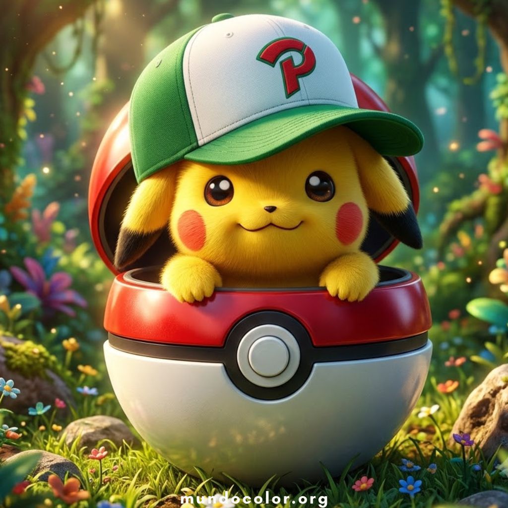 Розмальовки El Pokémon Pikachu