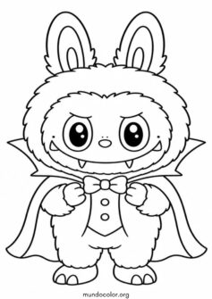 Labubu de Halloween