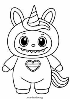 Labubu unicornio