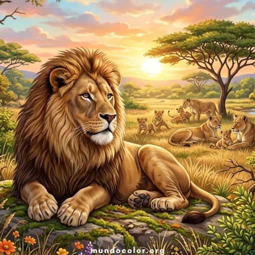 Розмальовки Leones 🦁
