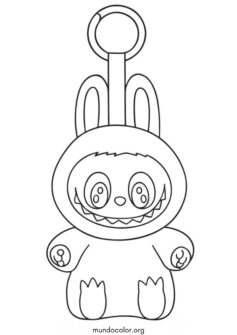 Llavero de Labubu