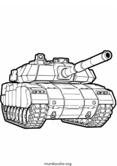 Tanque de orugas blindado